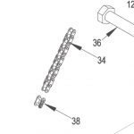 CHAIN ROLLER 3/8-35 P.+HL+CL