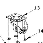 WHEEL CASTOR D.100X30 TWINNED SOFT SS