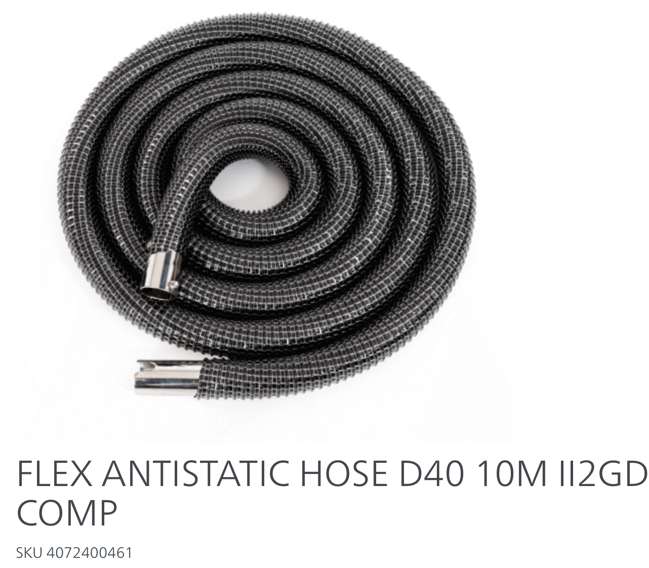 FLEX ANTISTATIC HOSE D40 10M II2GD COMP