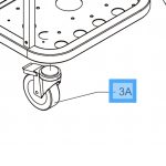 KIT ANTIST. REVOLV. CASTOR ATEX D150