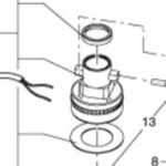 Nilfisk 230V motor 40000937