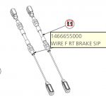 WIRE F RT BRAKE SIP