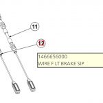 WIRE F LT BRAKE SIP