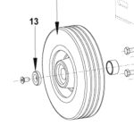 WHEEL D.200X50 GREY-BLACK