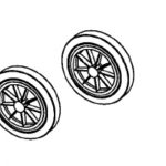 WHEELS REAR 2PC F/IW2050 WITH STARLOCKS