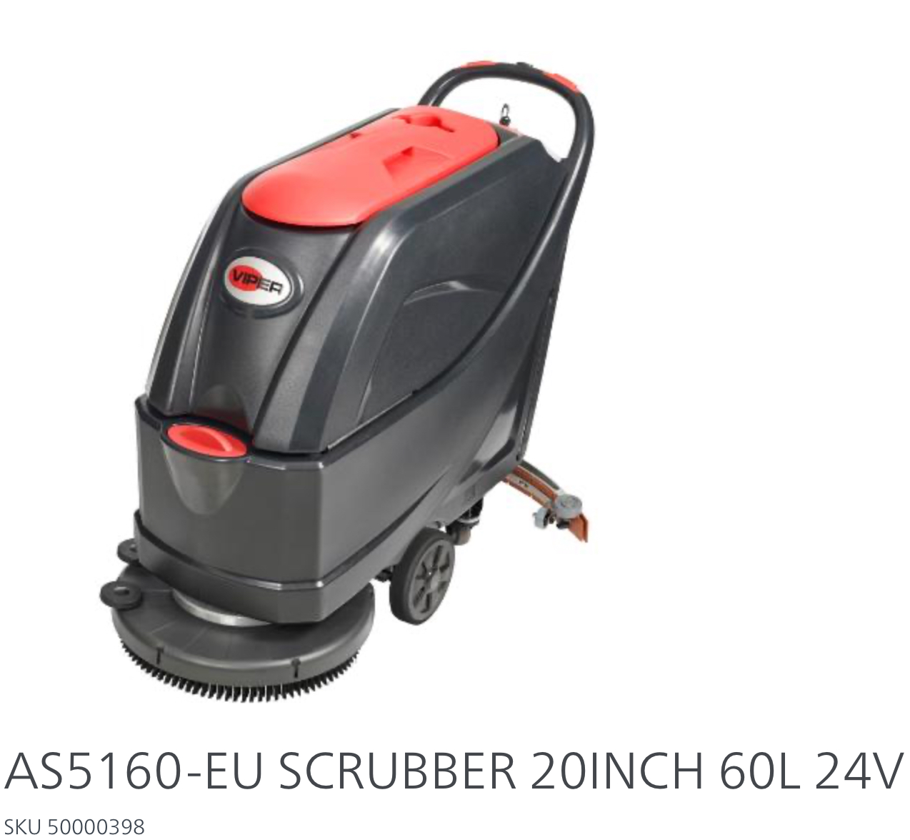 AS5160-EU SCRUBBER 20INCH 60L 24V