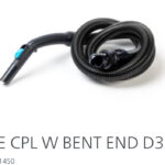 HOSE CPL W BENT END D32